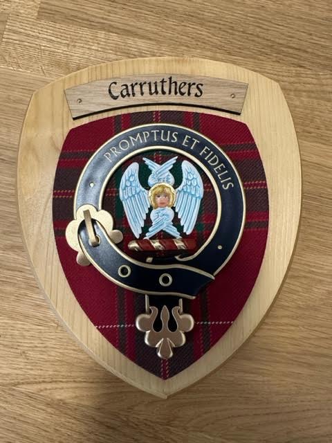 CLAN CARRUTHERS: Its now available: the Official Carruthers clan plaque ...